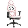 Gaming chair with footrest white and pink synthetic leather by , Gaming chairs - Ref: Foro24-3143684, Price: 134,55 €, Discou...