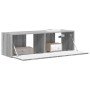 Mueble de TV Montado en la Pared Gris Sonoma 60 x 31 x 29.5 cm