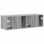 Mueble de TV Montado en la Pared Gris Sonoma 60 x 31 x 29.5 cm