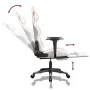 Gaming chair with footrest white and pink synthetic leather by , Gaming chairs - Ref: Foro24-3143684, Price: 134,55 €, Discou...
