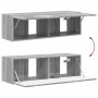 Mueble de TV Montado en la Pared 2 pcs Gris Sonoma en Muebles TV | Comprar online en Foro24