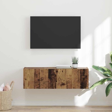 Mueble de TV Montado en la Pared Madera Vieja 60 x 31 x 29.5 cm