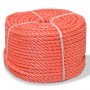 Cuerda torcida de polipropileno 12 mm 500 m naranja de vidaXL, Sogas y cuerdas metálicas - Ref: Foro24-143837, Precio: 200,74...