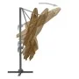 Freischwinger mit Aluminiumstange 300x300 cm taupe von vidaXL, Sonnenschirme - Ref: Foro24-44638, Preis: 173,86 €, Rabatt: %