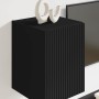 Mueble de TV Montado en la Pared Negro 30 x 31 x 40 cm