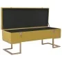 Bank mit Fach 105 cm senfsamtfarben von , Bänke für Hallen und Lager - Ref: Foro24-247571, Preis: 151,35 €, Rabatt: %