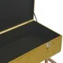Bank mit Fach 105 cm senfsamtfarben von , Bänke für Hallen und Lager - Ref: Foro24-247571, Preis: 151,35 €, Rabatt: %