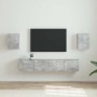 Mueble de TV Montado en la Pared 2 pcs Concreto 30 x 31 x 40 cm en Muebles TV | Comprar online en Foro24