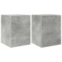 Mueble de TV Montado en la Pared 2 pcs Concreto 30 x 31 x 40 cm en Muebles TV | Comprar online en Foro24
