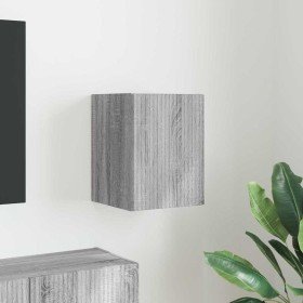 Mueble de TV Montado en la Pared Gris Sonoma 30 x 31 x 40 cm en Muebles TV | Comprar online en Foro24