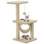 Cat scratching post with sisal scratching post 65 cm beige by vidaXL, Cat furniture - Ref: Foro24-170548, Price: 39,57 €, Dis...