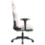 Gaming-Stuhl mit Massage und Fußstütze aus weißem und rosa Kunstleder von , Gaming-Stühle - Ref: Foro24-345442, Preis: 136,80...
