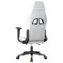 Gaming chair with massage and footrest white and pink synthetic leather by , Gaming chairs - Ref: Foro24-345442, Price: 134,5...