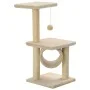 Cat scratching post with sisal scratching post 65 cm beige by vidaXL, Cat furniture - Ref: Foro24-170548, Price: 39,57 €, Dis...