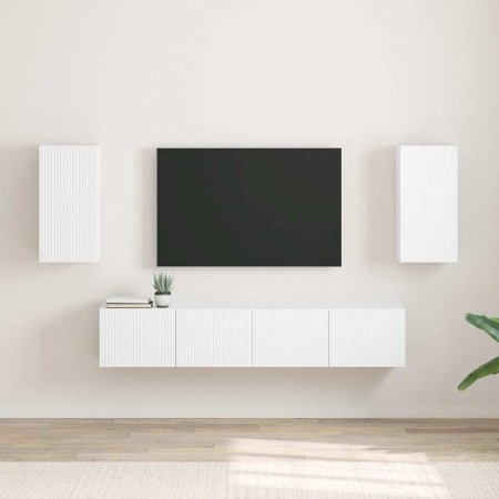 Mueble de TV Montado en la Pared 2 pcs 30 x 31 x 60 cm en Muebles TV | Comprar online en Foro24