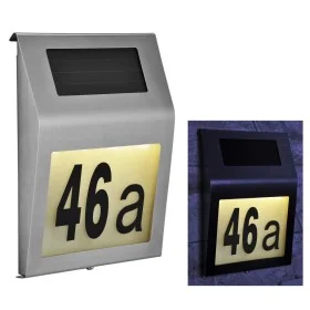 HI House Number with LED Solar Light by HI, Outdoor lighting - Ref: Foro24-423899, Price: 18,15 €, Discount: %