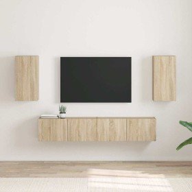 Mueble de TV Montado en la Pared 2 pcs Sonoma 30 x 31 x 60 cm en Muebles TV | Comprar online en Foro24
