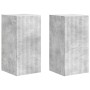 Mueble de TV Montado en la Pared 2 pcs Concreto 30 x 31 x 60 cm en Muebles TV | Comprar online en Foro24