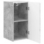 Mueble de TV Montado en la Pared 2 pcs Concreto 30 x 31 x 60 cm en Muebles TV | Comprar online en Foro24