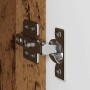 Mueble de TV Montado en la Pared 2 pcs Madera Vieja