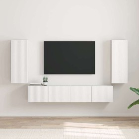 Mueble de TV Montado en la Pared 2 pcs 30 x 31 x 80 cm en Muebles TV | Comprar online en Foro24