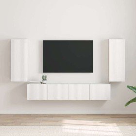 Mueble de TV Montado en la Pared 2 pcs 30 x 31 x 80 cm en Muebles TV | Comprar online en Foro24