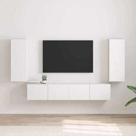 Mueble de TV Montado en la Pared 2 pcs 30 x 31 x 80 cm en Muebles TV | Comprar online en Foro24