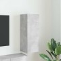Mueble de TV Montado en la Pared Concreto 30 x 31 x 80 cm en Muebles TV | Comprar online en Foro24