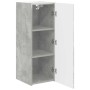 Mueble de TV Montado en la Pared Concreto 30 x 31 x 80 cm en Muebles TV | Comprar online en Foro24