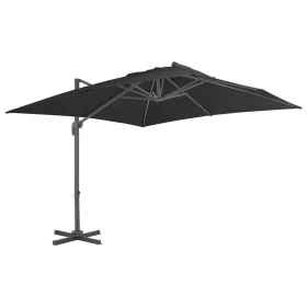 Ampelschirm mit anthrazitfarbenem Aluminiummast 300x300 cm von vidaXL, Sonnenschirme - Ref: Foro24-44636, Preis: 310,47 €, Ra...