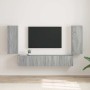 Mueble de TV Montado en la Pared 2 pcs Gris Sonoma en Muebles TV | Comprar online en Foro24