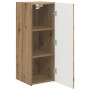 Mueble de TV Montado en la Pared 2 pcs Roble Artesanal