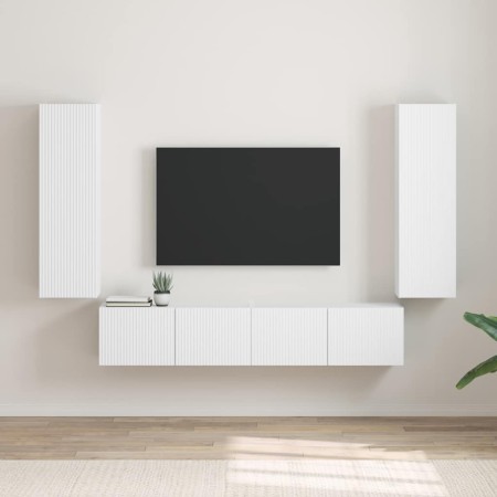 Mueble de TV Montado en la Pared 2 pcs 30 x 31 x 100 cm en Muebles TV | Comprar online en Foro24