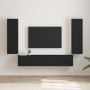 Mueble de TV Montado en la Pared 2 pcs Negro 30 x 31 x 100 cm en Muebles TV | Comprar online en Foro24