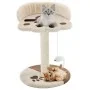 Cat scratching post with sisal post 40 cm beige and brown by vidaXL, Cat furniture - Ref: Foro24-170543, Price: 26,69 €, Disc...