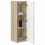 Mueble de TV Montado en la Pared 2 pcs Sonoma 30 x 31 x 100 cm