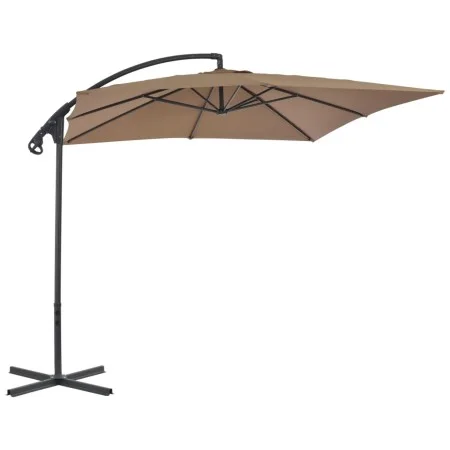 Ampelschirm mit Stahlmast 250x250 cm taupe von vidaXL, Sonnenschirme - Ref: Foro24-44880, Preis: 137,67 €, Rabatt: %