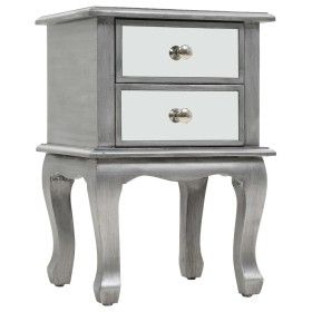 Mesita de noche de espejo de MDF y vidrio 34,5x30x50 cm de vidaXL, Mesitas de noche - Ref: Foro24-246658, Precio: 135,97 €, D...