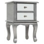 MDF and glass mirror bedside table 34.5x30x50 cm by vidaXL, Nightstands - Ref: Foro24-246658, Price: 135,97 €, Discount: %