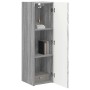 Mueble de TV Montado en la Pared 2 pcs Gris Sonoma