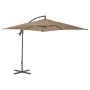 Ampelschirm mit Stahlmast 250x250 cm taupe von vidaXL, Sonnenschirme - Ref: Foro24-44880, Preis: 137,67 €, Rabatt: %