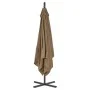 Ampelschirm mit Stahlmast 250x250 cm taupe von vidaXL, Sonnenschirme - Ref: Foro24-44880, Preis: 137,67 €, Rabatt: %