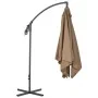 Ampelschirm mit Stahlmast 250x250 cm taupe von vidaXL, Sonnenschirme - Ref: Foro24-44880, Preis: 137,67 €, Rabatt: %