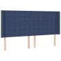 Box spring bed mattress and LED lights blue fabric 200x200 cm by , Beds and slatted bases - Ref: Foro24-3139227, Price: 661,3...