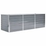 Arriate de jardín de acero galvanizado gris 240x80x77 cm de vidaXL, Maceteros y jardineras - Ref: Foro24-44840, Precio: 90,68...