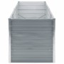Arriate de jardín de acero galvanizado gris 240x80x77 cm de vidaXL, Maceteros y jardineras - Ref: Foro24-44840, Precio: 90,68...
