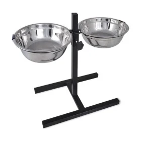 Soporte De Alimentación Ajustable Mascota 2X4.1L Tazón Inoxidable by , Pet bowls, feeders, and waterers - Ref: Foro24-170093,...