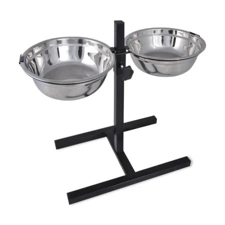 Soporte De Alimentación Ajustable Mascota 2X4.1L Tazón Inoxidable by , Pet bowls, feeders, and waterers - Ref: Foro24-170093,...