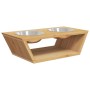 Hohe Futternäpfe für Hunde aus Bambus 35,5x18x10,5 cm von , Futternäpfe, Futtertröge und Tränken für Haustiere - Ref: Foro24-...
