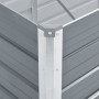 Arriate de jardín de acero galvanizado gris 240x80x77 cm de vidaXL, Maceteros y jardineras - Ref: Foro24-44840, Precio: 90,68...